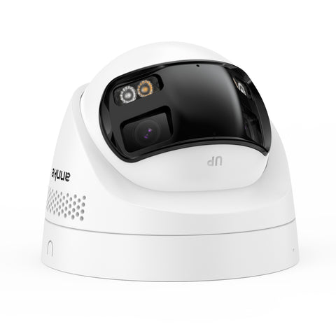 FCD800 - 8MP UHD Dual-Lens Outdoor PoE Security Camera, 180° Panoramic View, Smart Dual Light Night Vision, Two-Way Audio, Active Siren & Alarm, Human & Vehicle Detection, IP67