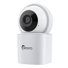 Camstro Video Monitors, 5MP Super HD Indoor PT WiFi IP Camera - Pan & Tilt, Day Night Vision, Two-way Audio