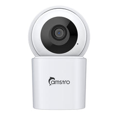 Camstro Video Monitors, 5MP Super HD Indoor PT WiFi IP Camera - Pan & Tilt, Day Night Vision, Two-way Audio