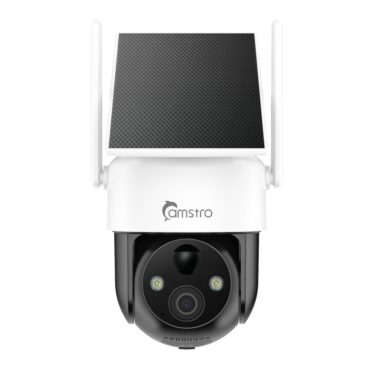 Camstro 4G LTE Cellular Solar Security Camera Wireless Outdoor, 2K Camera No WiFi Needed with SIM Card, 360° Full View, PIR Motion Detection & Siren, 2-Way Audio, Colour Night Vision, IP66 Waterproof