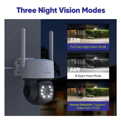 2K Super HD PT 10 Channel NVR w/5MP Wireless Pan & Tilt Camera System, 10.1'' LCD Monitor, Pack of 2 Cameras, Full-Colour Night Vision, Smart Auto Tracking, Two-Way Voice Intercom, Customized Motion Areas, Work with Alexa