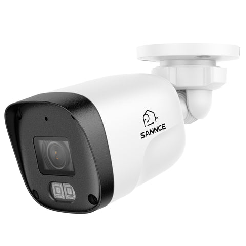 4PCS 3MP Full HD PoE IP Bullet Security Camera, Two-Way Communication