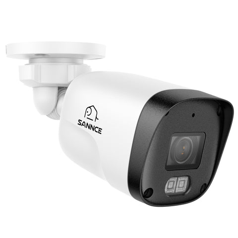 4PCS 3MP Full HD PoE IP Bullet Security Camera, Two-Way Communication