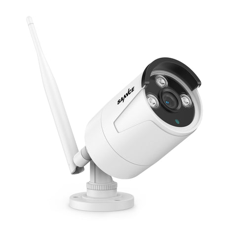 Certified Refurbished 3MP Wireless Security Camera, 2Pcs WiFi IP Cameras for SANNCE N48WHE NVR, AI Human Detection, Work with Alexa, 100ft Night Vision, Remote Access & Smart Motion Alerts