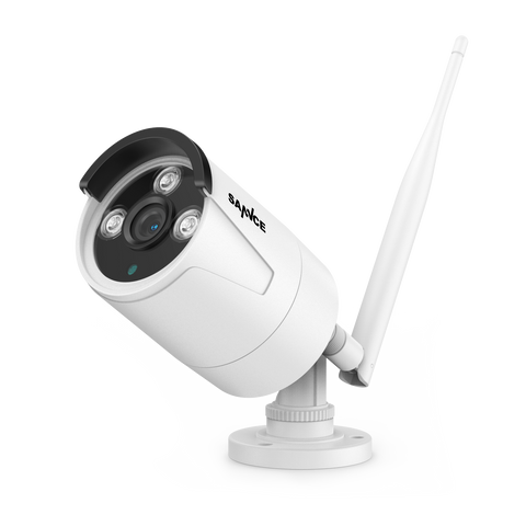 Certified Refurbished 3MP 8-Channel Wireless Security Camera System, 8MP NVR, 3MP WiFi 4 Pcs IP Cameras, Two-Way Audio, IP66 Waterproof, Smart AI Human Detection, Work With Alexa