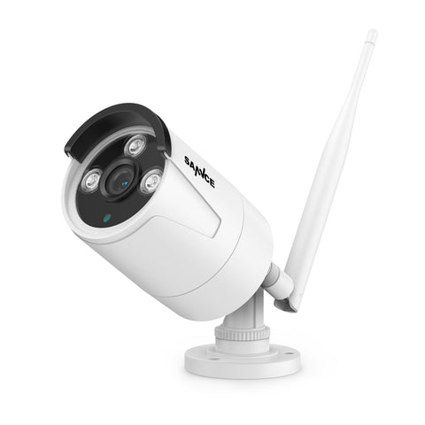 Certified Refurbished 3MP Wireless Security Camera, 2Pcs WiFi IP Cameras for SANNCE N48WHE NVR, AI Human Detection, Work with Alexa, 100ft Night Vision, Remote Access & Smart Motion Alerts