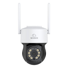 3MP 16-Channel Wireless CCTV PT Camera System, 8MP NVR, 3MP Pan & Tilt 4Pcs WiFi IP Cameras, Audio Recording, AI Human Detection, Work With Alexa