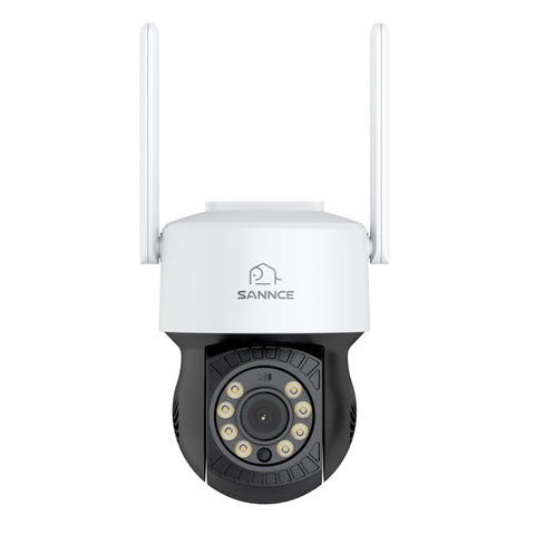5MP 16-Channel Wireless CCTV System, 8MP NVR, PT WiFi Cameras, AI Audio, Human Detection, Work With Alexa (2xPT Cameras + 2x4MP Dual-Lens Wide-Angle Camera)