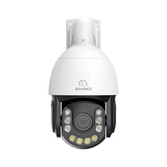 4K 8-Channel PoE Security NVR System with 8PCS 8MP 20X PTZ Camera, Auto Tracking, Two-Way Audio, Color Night Vision