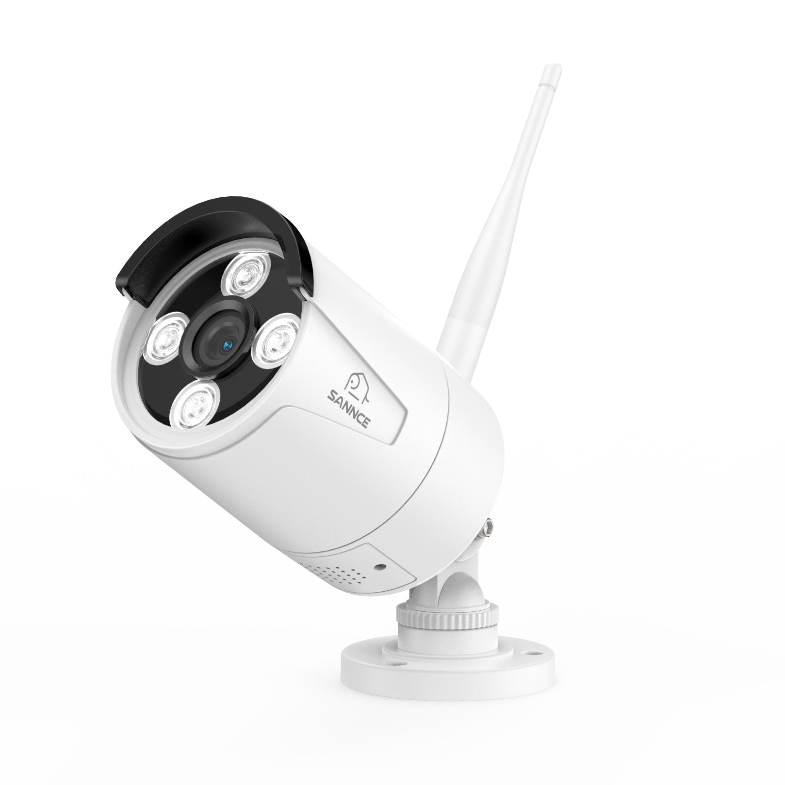 8MP Wireless Security Camera, 2PCS Wi-Fi IP Cameras for SANNCE N98WHG NVR, Human Detection& Smart Motion Alerts, 100ft Night Vision, Two-Way Audio,