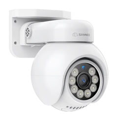 4K UHD PoE Security Outdoor PT IP Camera - Pan & Tilt, AI Vehicle Detection, Two-way Audio, Up to 256GB microSD Card Storage, ONVIF Compliant, Compatible with SANNCE N98PBD/N96PBK