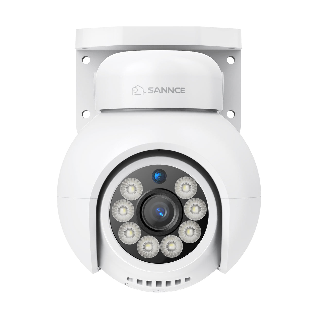 4K 8MP UHD PoE Security Outdoor PT IP Camera - Pan & Tilt, Smart Vehicle Detection, Two-way Audio, Up to 256G TF card torage, Support Onvif, work with SANNCE N98PBD/N96PBK