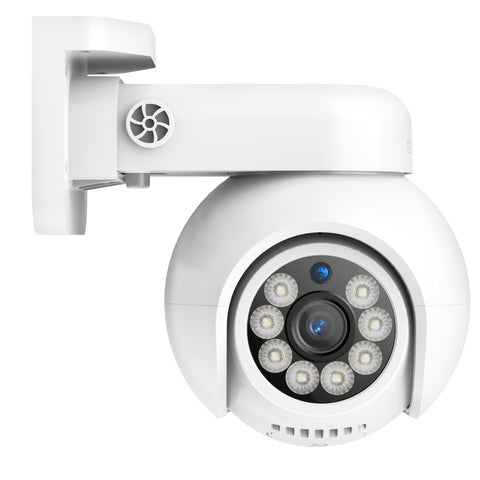 4K 8MP UHD PoE Security Outdoor PT IP Camera - Pan & Tilt, Smart Vehicle Detection, Two-way Audio, Up to 256G TF card torage, Support Onvif, work with SANNCE N98PBD/N96PBK