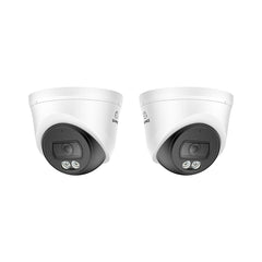 WD800 - Add-on 4K PoE Dome Security Camera w/ Audio, AI Detection, Wider-Angle, Dual-Light Color Night Vision, IP67 Waterproof
