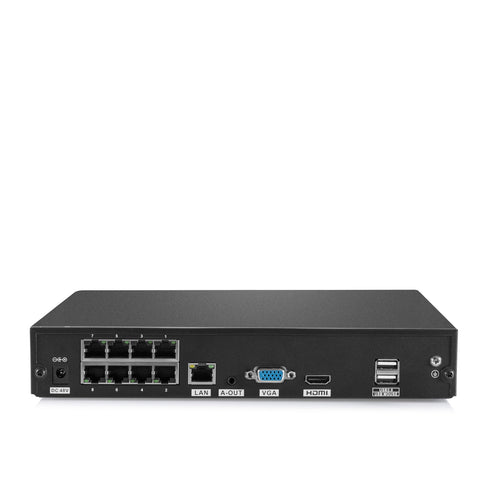 Certified Refurbished 8CH NVR 5MP POE Security CCTV for SANNCE Camera I61BE, I51BE