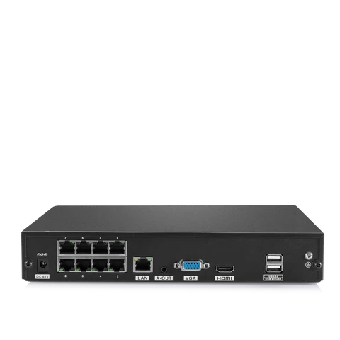 4K 8-Channel PoE Security NVR System with 3PCS 8MP Cameras, 1X 20X PTZ + 2X Bullet IP Cameras, Auto Tracking, Two-Way Audio, Night Vision