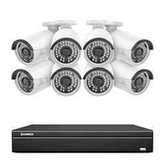 16 Channel 4K PoE Security Camera System, 2TB HDD, 4K NVR & 5MP Outdoor PoE IP Cameras, ONVIF Supported, H.265, Audio Recording, Human/Vehicle Detection