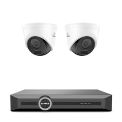 EH500 - 5MP 8 Channel PoE Security System, 6MP NVR, S+265., Human & Vehicle Detection, Color Night Vision, Smart Playback, IP67, Audio Recording, Smart Notification with Image Attached