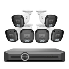 FW800 - 4K PoE Security Camera System w/ Audio, AI Detection, S+265, Dual-Light Color Night Vision, IP67 Waterproof