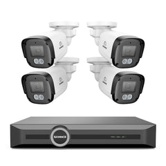 FW800 - 4K PoE Security Camera System w/ Audio, AI Detection, Dual-Light Color Night Vision, IP67 Waterproof