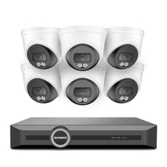 WD800 - 4K PoE Security Camera System w/ Audio, S+265., AI Detection, Dual-Light Color Night Vision, IP67 Waterproof