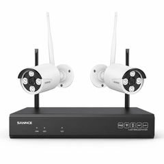 4K 16-Channel Wireless Security Camera System, 8MP NVR, 8MP WiFi IP Camera, Two-Way Audio, IP66 Waterproof, Smart AI Human Detection, Work With Alexa
