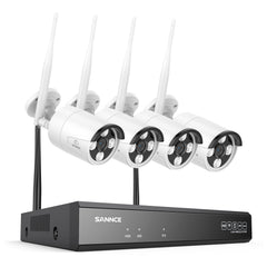 Certified Refurbished 4K 16-Channel Wireless Security Camera System, 8MP NVR, 8MP WiFi IP Camera, Two-Way Audio, IP66 Waterproof, Smart AI Human Detection, Work With Alexa