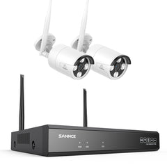 4K 16-Channel Wireless Security Camera System, 8MP NVR, 8MP WiFi IP Camera, Two-Way Audio, IP66 Waterproof, Smart AI Human Detection, Work With Alexa