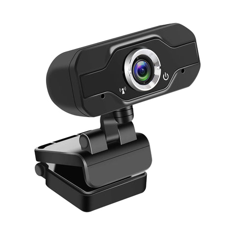 HD Pro Webcam, Full HD 1080p/30fps Video Calling, Clear Stereo Audio, HD Light Correction, Works with Skype, Zoom, FaceTime, Hangouts, PC/Mac/Laptop/Macbook/Tablet - Black