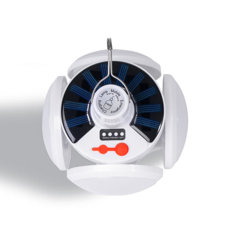 Outdoor Football LED Light - Portable Folding Bulb, Solar Powered, Multi-scene, Emergency Charging Night Lamp, Waterproof, Rechargeable