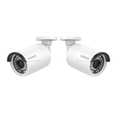 5MP Super HD PoE Security Outdoor IP Camera w/ Audio Recording for SANNCE NVR N98PBD/N96PBK (2-Pack)