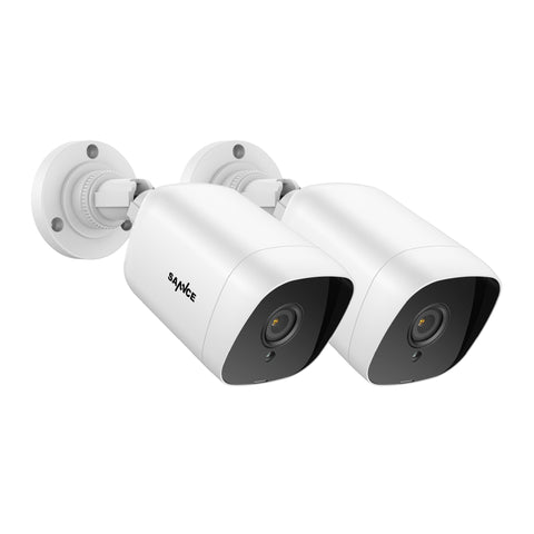 1080P Security Camera Kit, 100 ft IR Night Vision, Digital WDR & DNR, IP66 Waterproof for Indoor and Outdoor, Pack of 2
