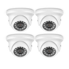1080P Security Camera Kit, 100 ft IR Night Vision, Digital WDR & DNR, IP66 Waterproof for Indoor and Outdoor, Pack of 4