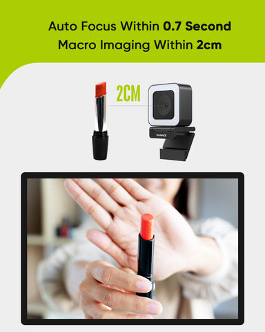 2K 4MP Super HD Auto Focus USB Webcam