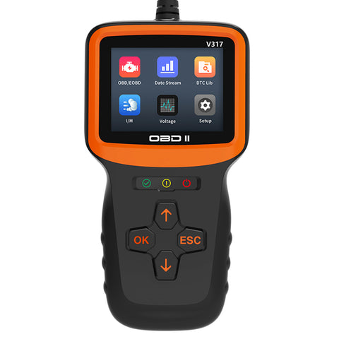OBD2 Car Code Scanner w/ 2.8" Color Screen Automotive Check Vehicle Engine Light (CEL) Tool