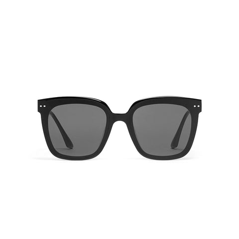 Square Polarized Sunglasses for Women Men Oversized Vintage Shades, Acetate Frame with Nylon Lens