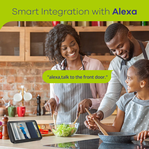 3MP 8-Channel Wireless Security Camera System, Audio Recording, IP66 Waterproof, Smart AI Human Detection, Work With Alexa