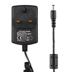 12V 2A UK Power Supply Power Adapter, UL-Listed, Power Cord with 5.5x2.1mm Tips, AC 100-240V to DC 12V 2A Transformers for LED Strip Lights, CCTV Camera, Security DVR System, Routers, Home Appliances