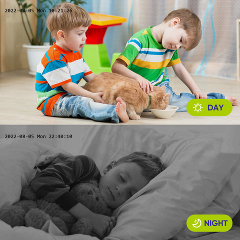 Wireless Security IP Camera - 2K 3MP, Pan Tilt, Baby & Pet Monitoring, Two-Way Audio, Smart Motion Tracking, AI Human Detection, Support Cloud & Max. 128 GB Local Storage, Support ONVIF & RTSP
