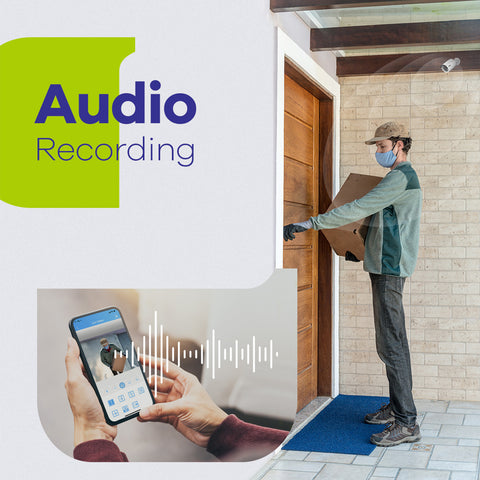 4K 8-Channel Wired PoE Security Camera System, 4K NVR w/ 8 3MP CCTV IP Cameras, Audio Recording