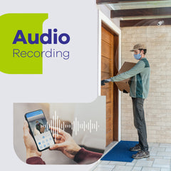 4K 8-Channel Wired PoE Security Camera System, 4K NVR w/ 8 3MP CCTV IP Cameras, Audio Recording