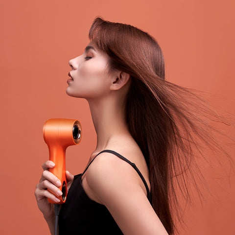 Smart Hair Dryer with Magnetic Nozzles, High-Speed Brushless Motor Ionic Blow Fast Drying, Constant Temperature Hair Care, Lightweight Portable Travel Hairdryer