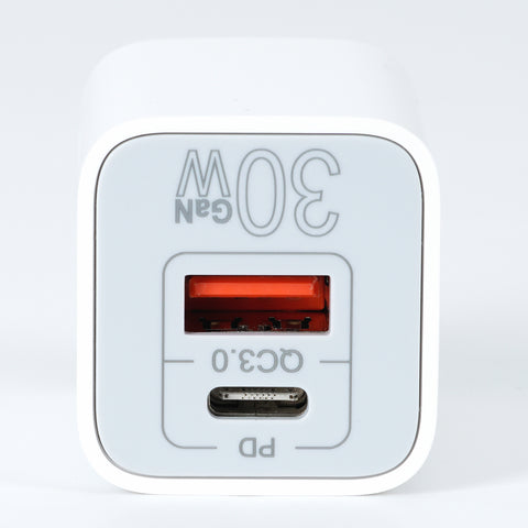 USB C Charger, 2 Ports with 30W USB C+18W A Power Adapter w/ Foldable Wall Plug for iPad/iPad Mini/ iPhone 14/ 14 Pro/ 14 Pro Max/ 13/ 13 Mini/ 13 Pro/ 13 Pro Max/ 12/ 11, Pixel, Galaxy, Watch, Airpods etc