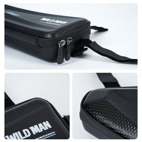 Bike Top Tube Bag, Bicycle Front Frame Pouch, Waterproof & Large Capacity Cycling Accessories Pouch, for MTB Mountain Road Bike