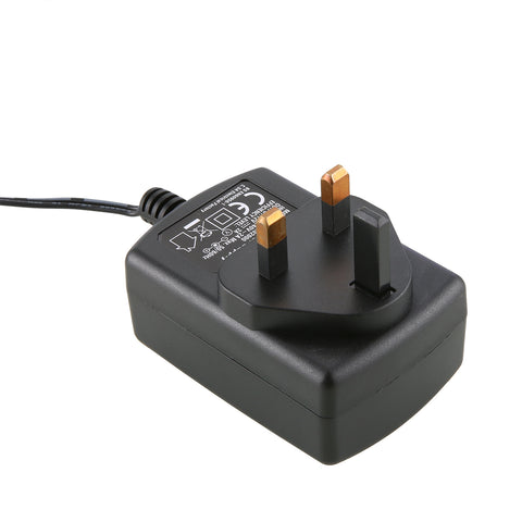 12V 2A UK Power Supply Power Adapter, UL-Listed, Power Cord with 5.5x2.1mm Tips, AC 100-240V to DC 12V 2A Transformers for LED Strip Lights, CCTV Camera, Security DVR System, Routers, Home Appliances