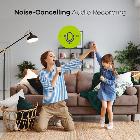 3MP 8-Channel Wireless Security Camera System, Audio Recording, IP66 Waterproof, Smart AI Human Detection, Work With Alexa