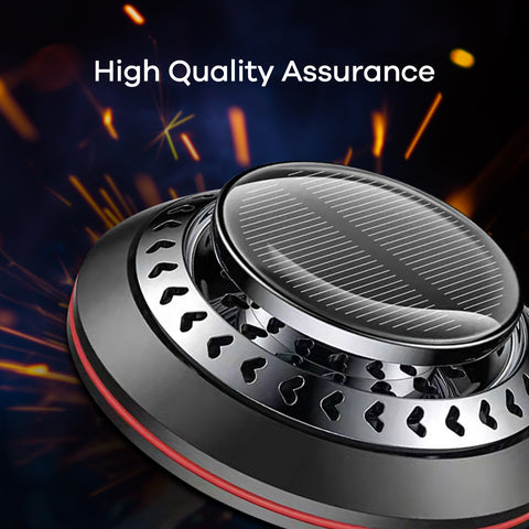 Car Air Freshener Solar Energy Rotating, Cologne Car Aromatherapy Essential Oil Diffuser Interior Decoration Accessories for Vehicle Office Home