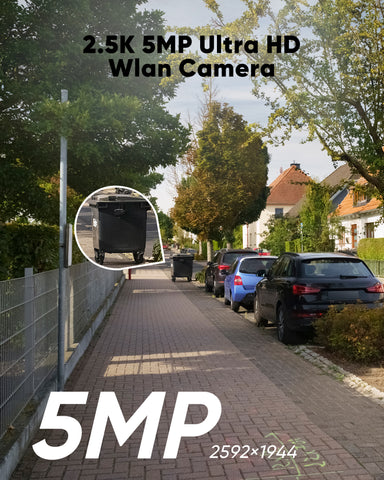 Wireless Outdoor PTZ Security IP Camera - 5MP, 20X Optical Zoom, High Speed, 5.3-106mm Lens, Color Night Vision, AI Human Detect & Auto Tracking, Two-Way Audio, H.265, Support RTSP & ONVIF, FTP & SMTP Alarm