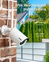 SANNCE 8MP 10-Channel Wireless PT & Bullet Camera System, 8MP NVR, 3MP Pan & Tilt WiFi IP Cameras, Audio Recording, AI Human Detection, Work With Alexa (2xPTZ camera, 4xBullet camera and 8MP 10CH NVR)