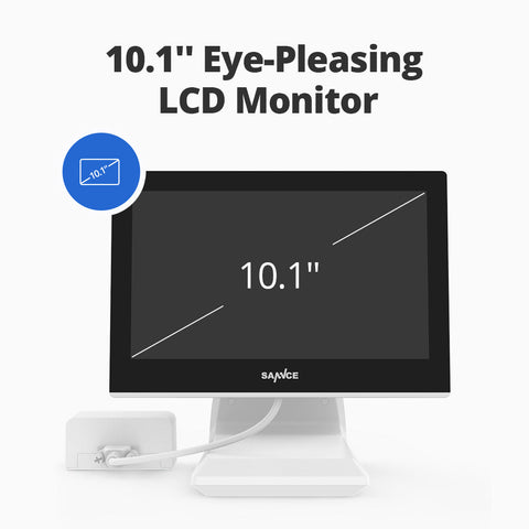 5MP 4 Channel Hybrid 5-in-1 CCTV Digital Video Recorder w/ 10.1“ LCD Colorful Monitor